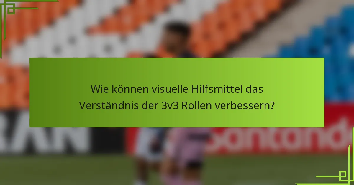 Wie können visuelle Hilfsmittel das Verständnis der 3v3 Rollen verbessern?